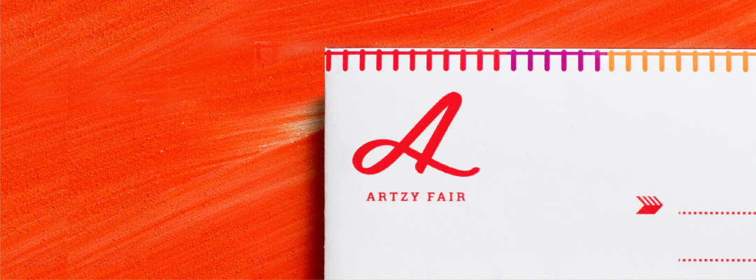 Artzy Fair visual identity by Fuze Branding