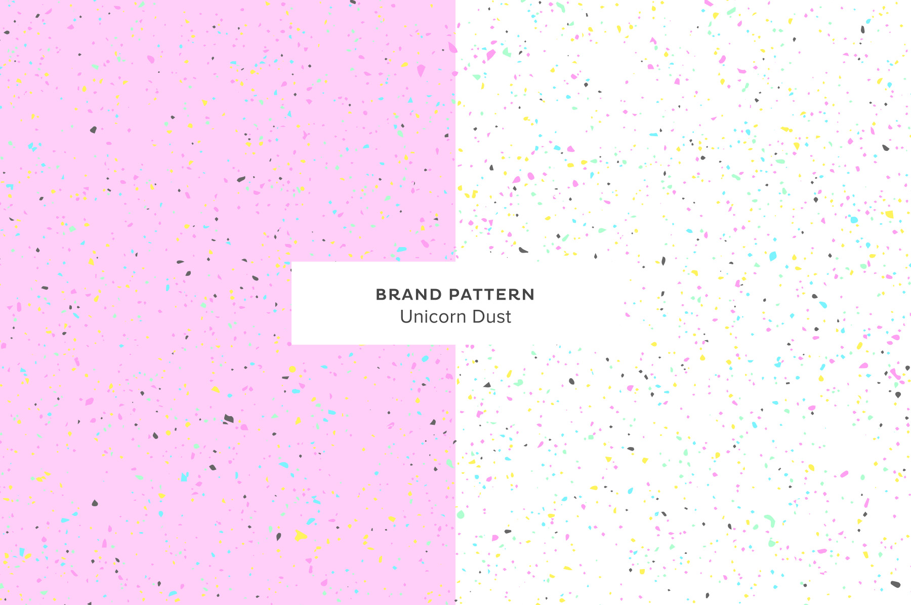 Pastel Unicorn Dust sprinkle pattern