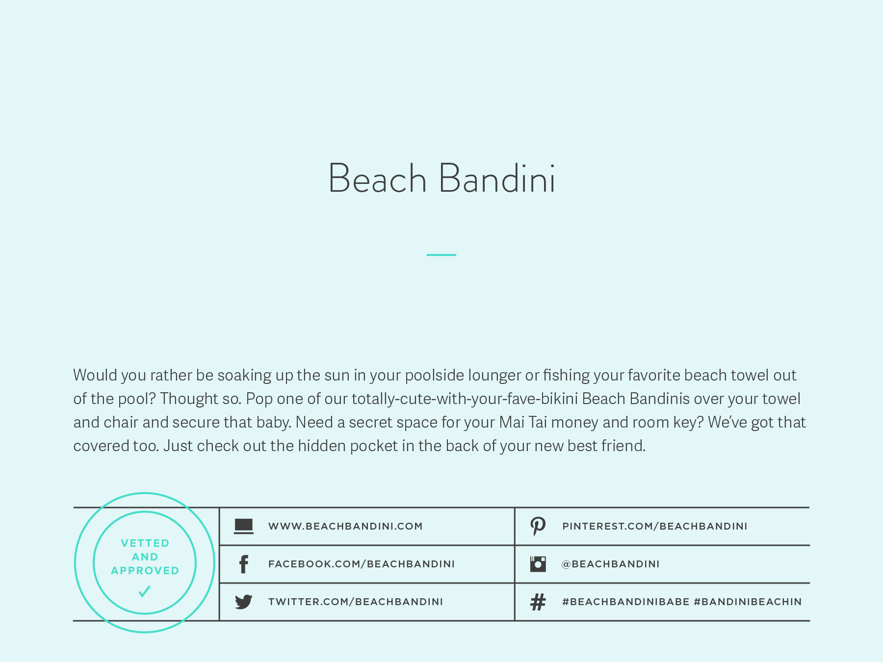 Beach Bandini company naming process