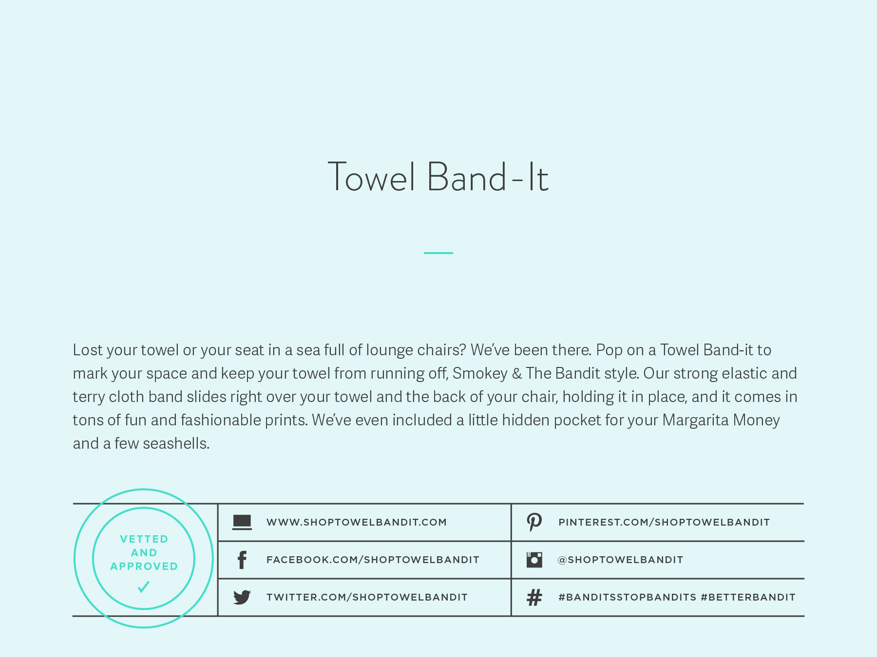 Towel Band-It company naming process