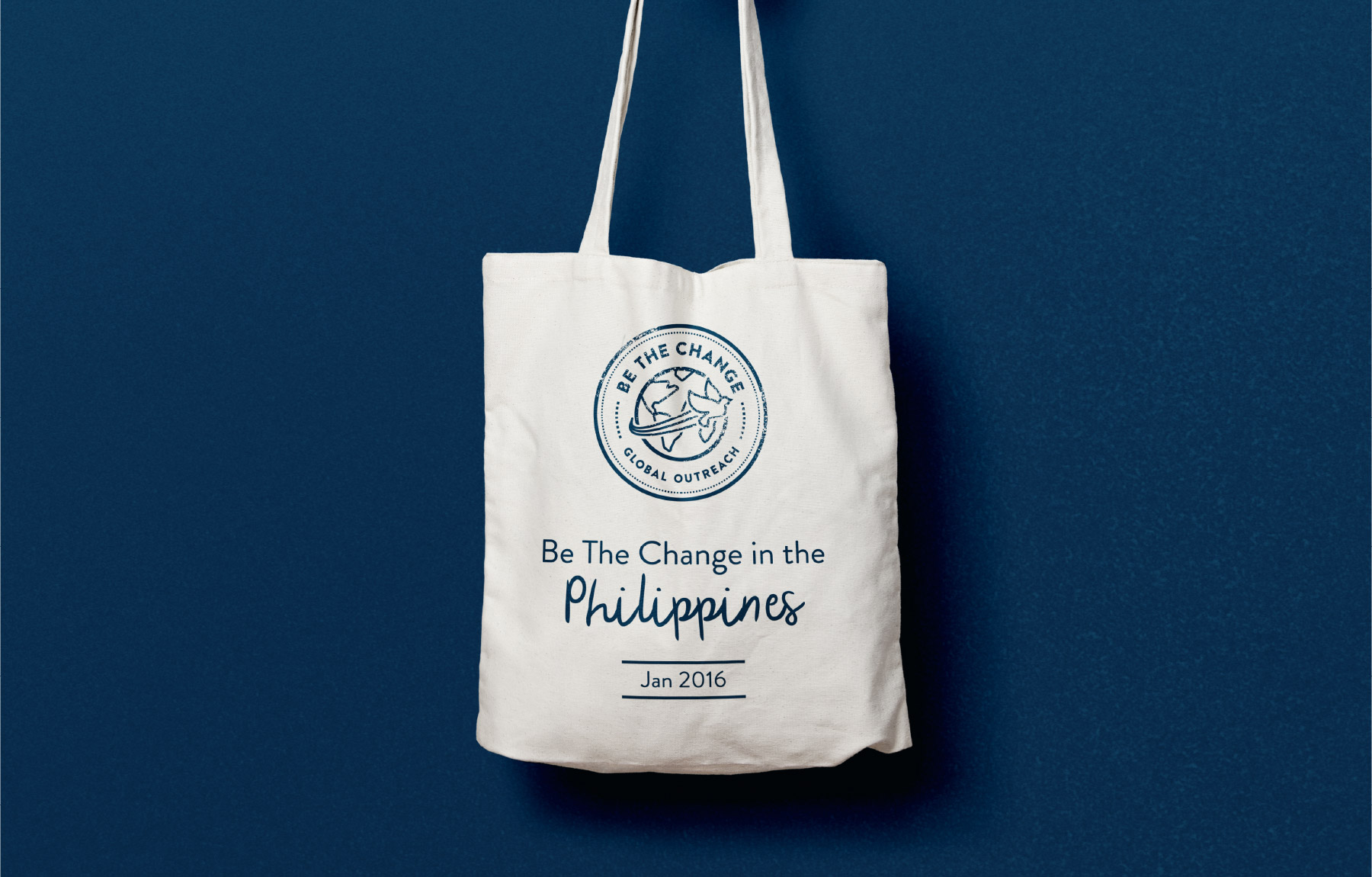 Philanthropy tote bag design