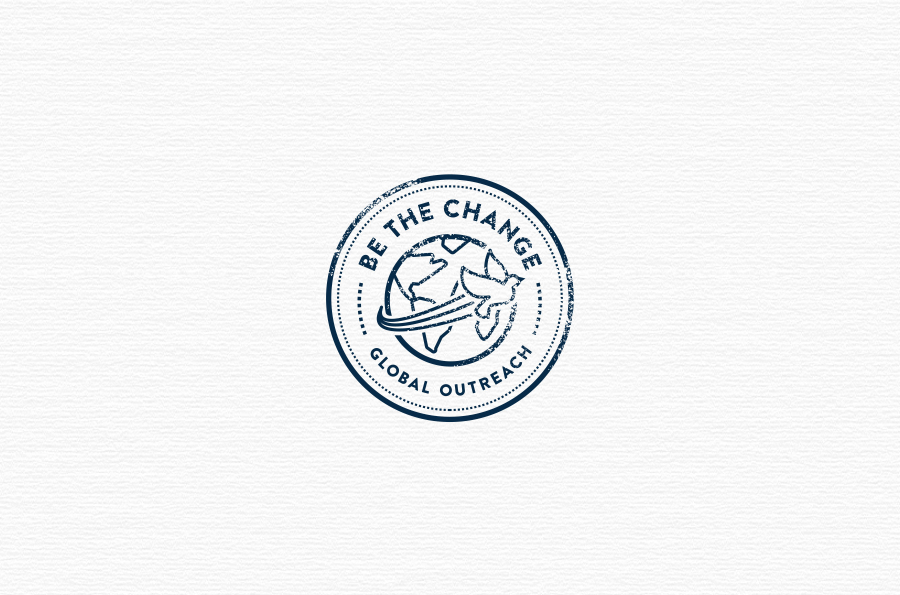 Be The Change logo design
