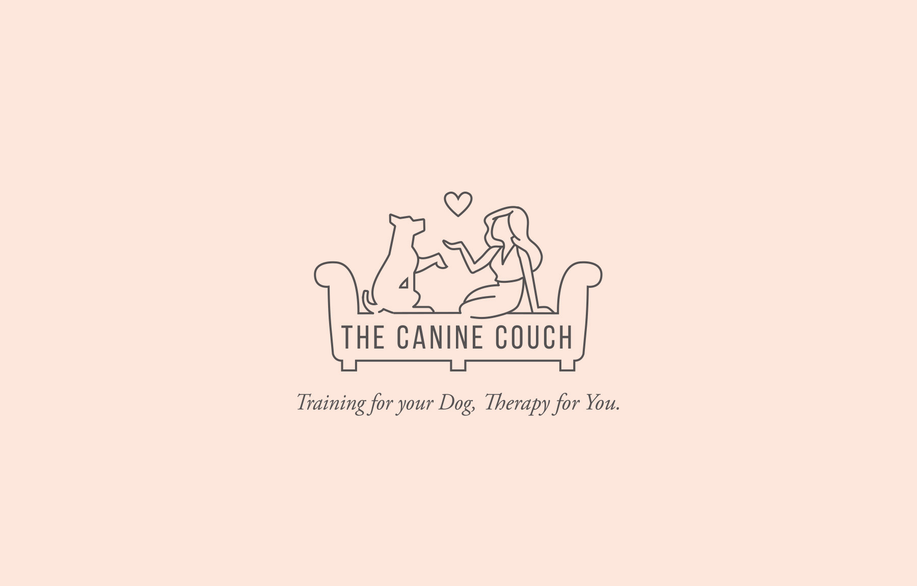 Canine Couch dog training logo