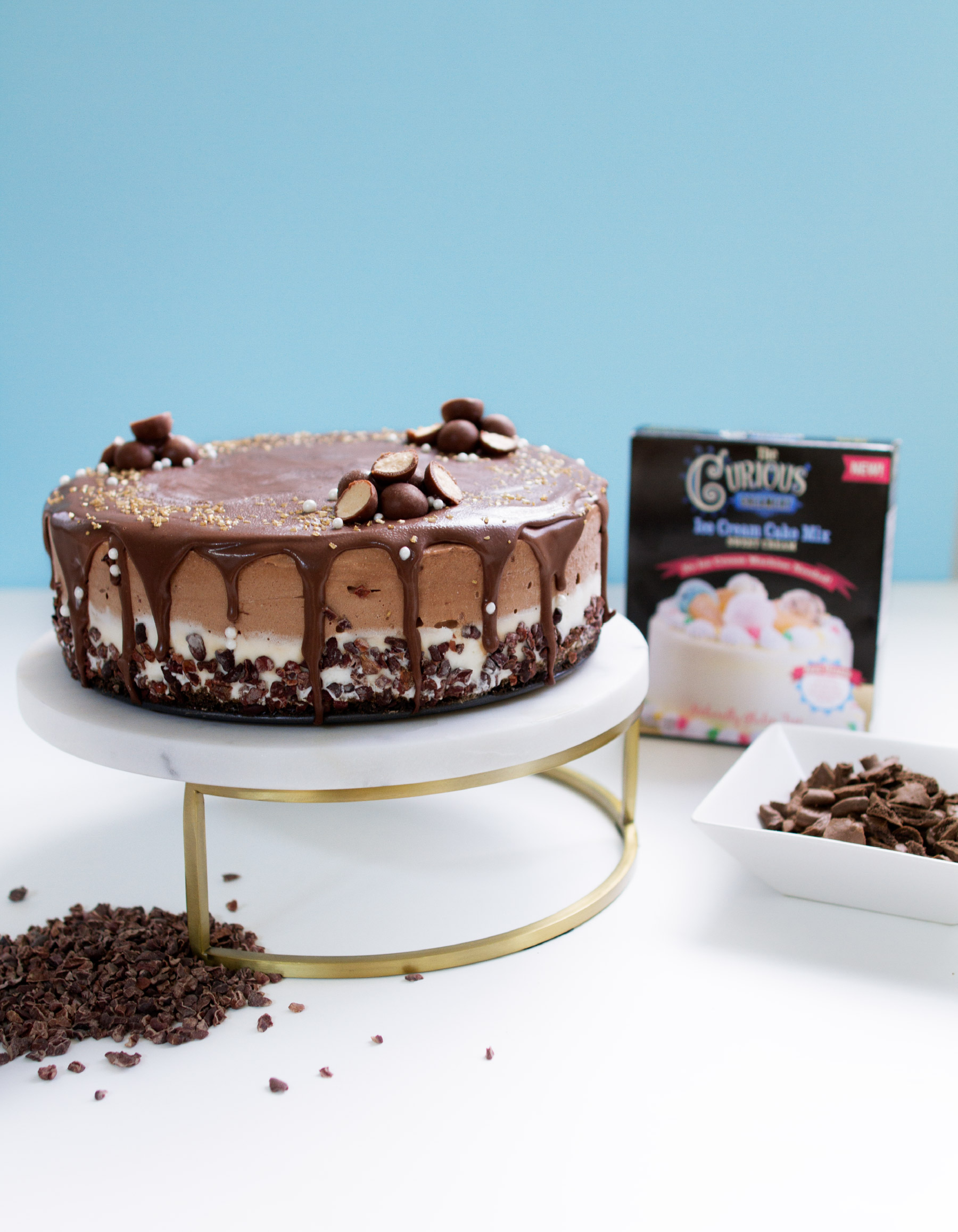 Fuze-Branding-Curious-Creamery-DIY-Decadent-Chocolate-Ice-Cream-Cake-Chocolate-Icing-Sprinkles-Product-Photography