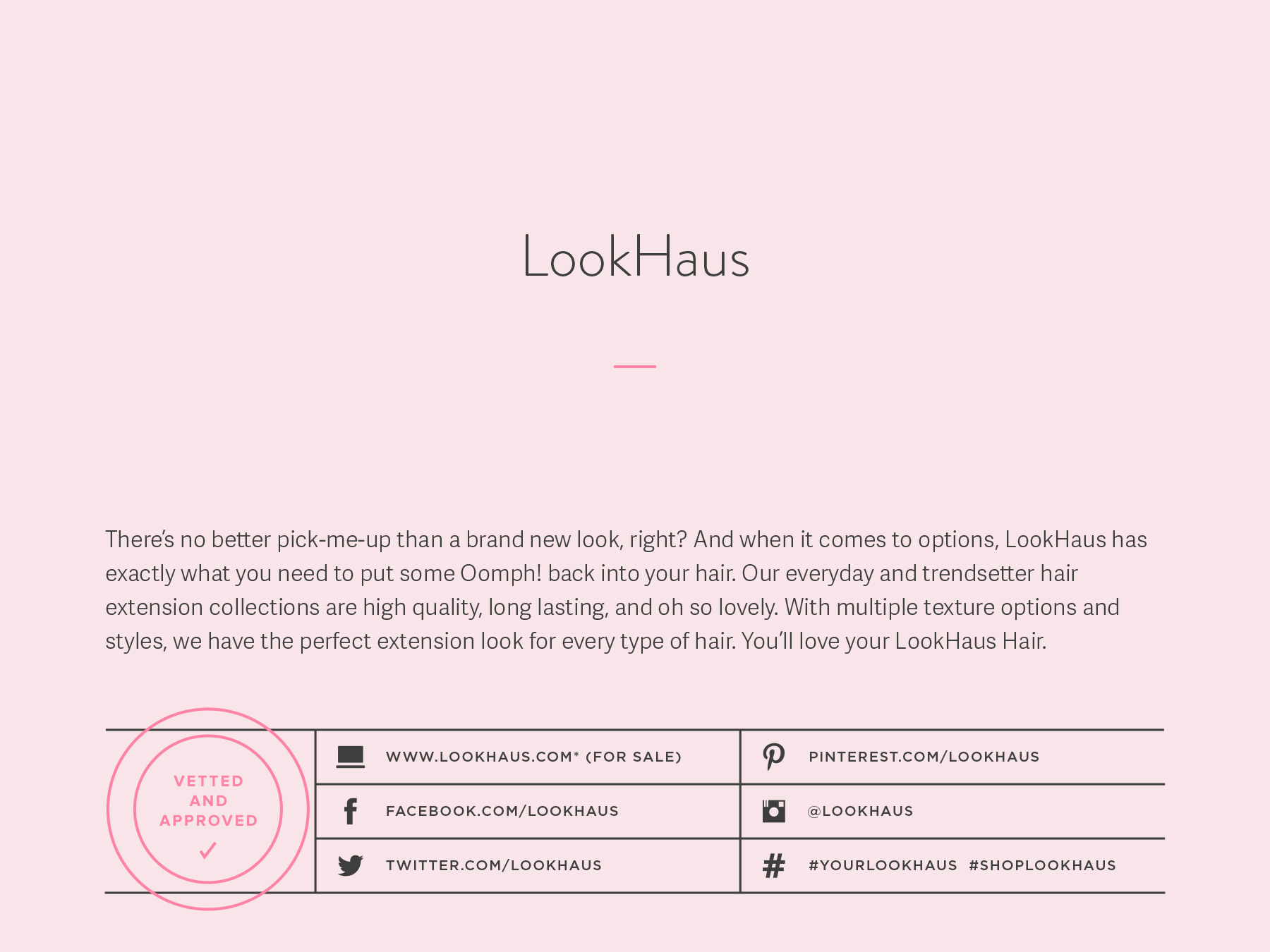 LookHaus company naming process