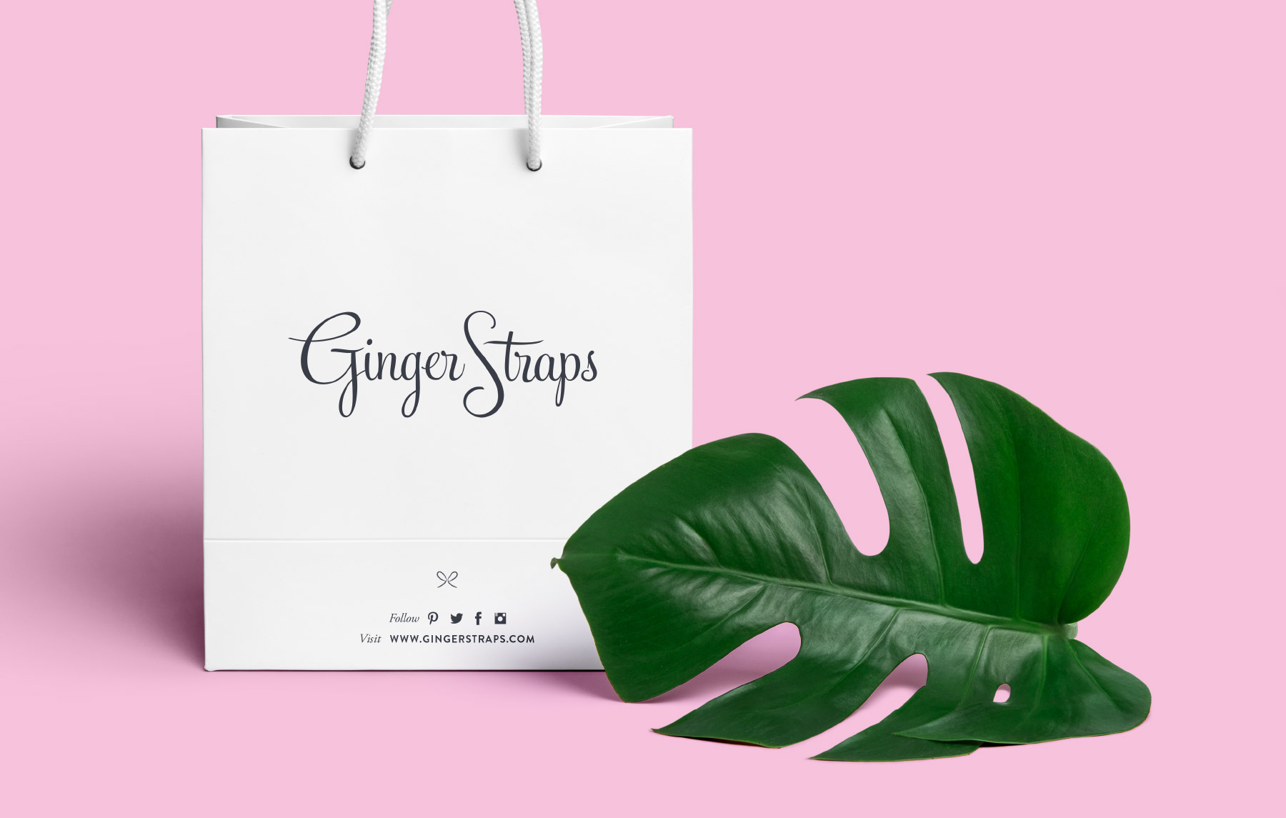 Cute gift bag for fashion company