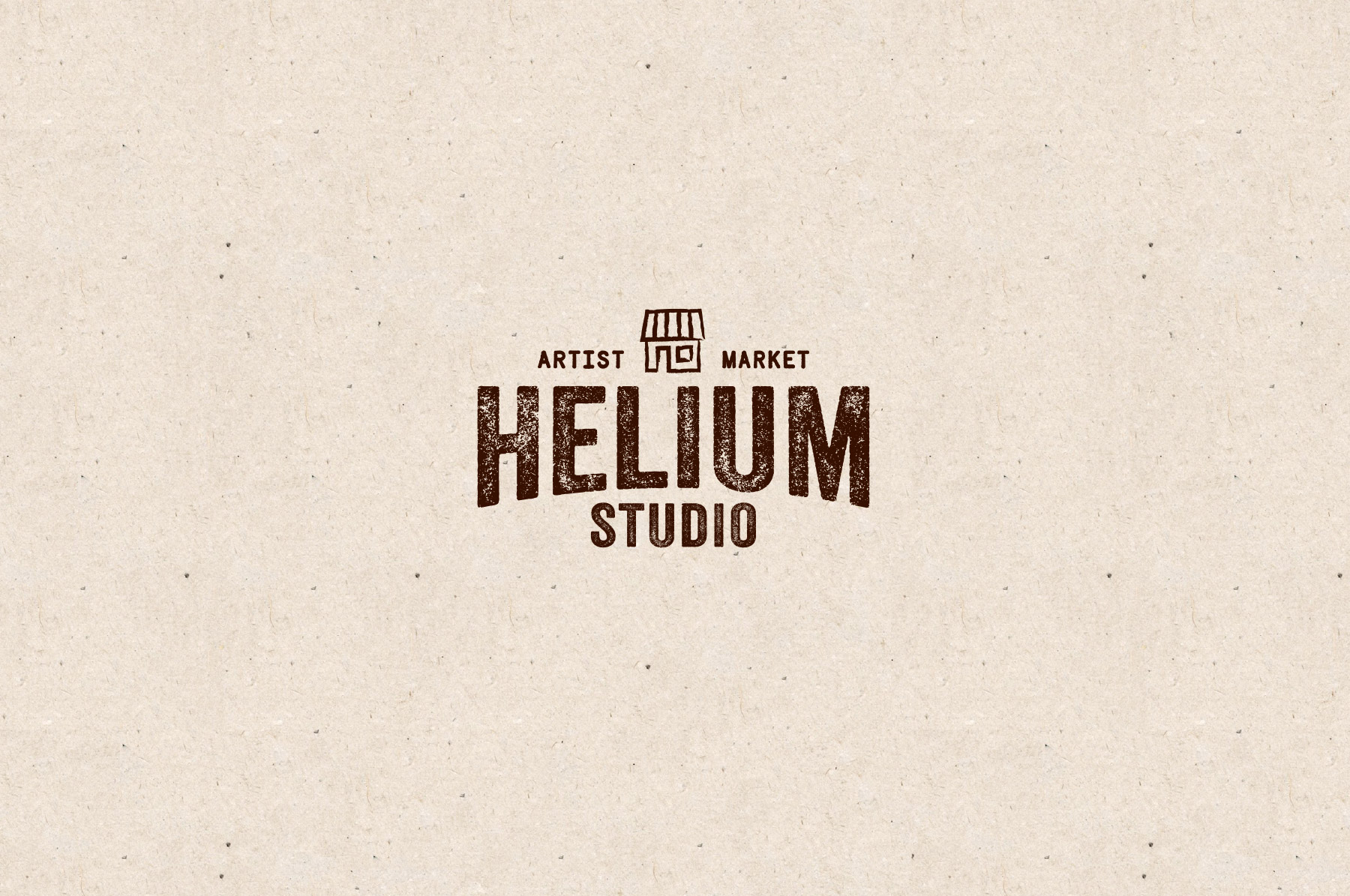 Helium Studio artist market craft logo