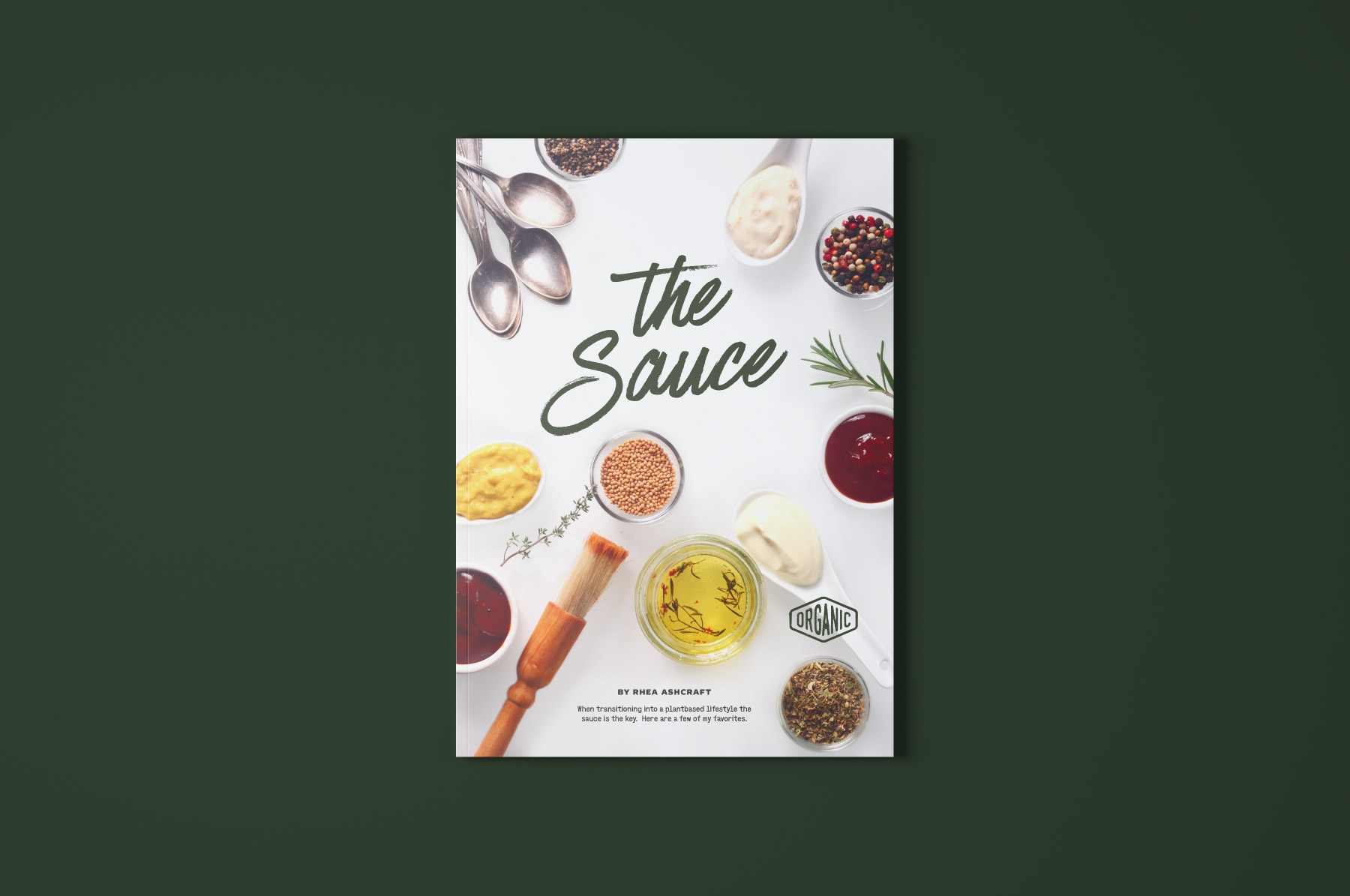 The Sauce vegan recipe book cover