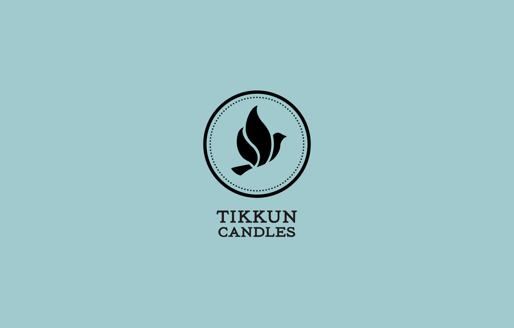 Alternative logo design for Tikkun Candles