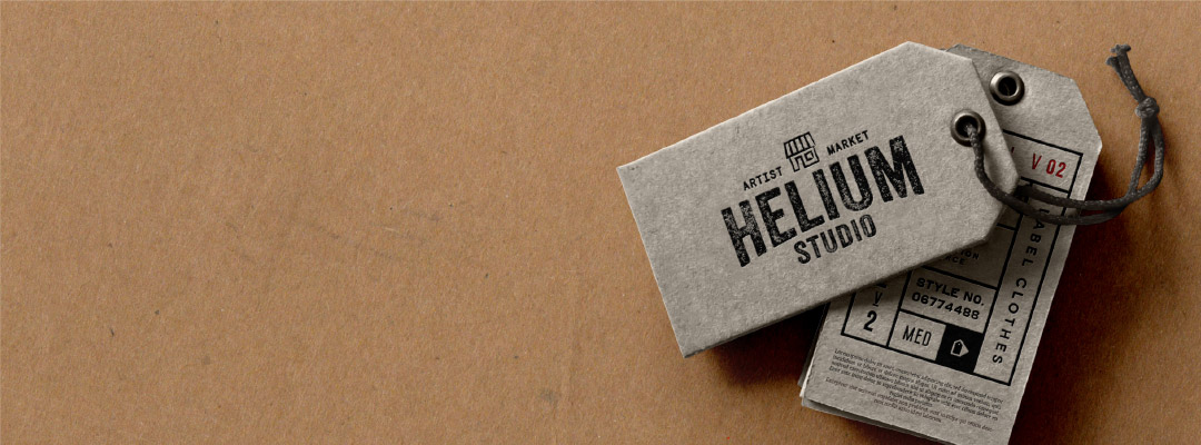 Helium Studio visual identity by Fuze Branding
