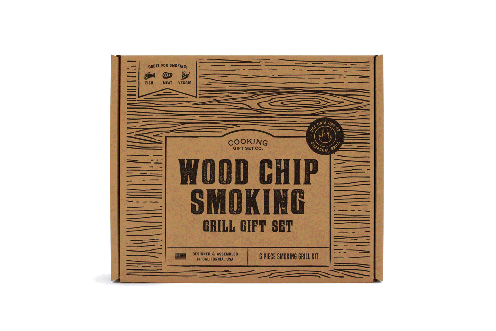 Small Business Amazon Product Photography for Cooking Giftset Co.'s Wood Chip Smoking Kit, Demonstrating a flexible, interchangable background - Design & Photography by Fuze Branding