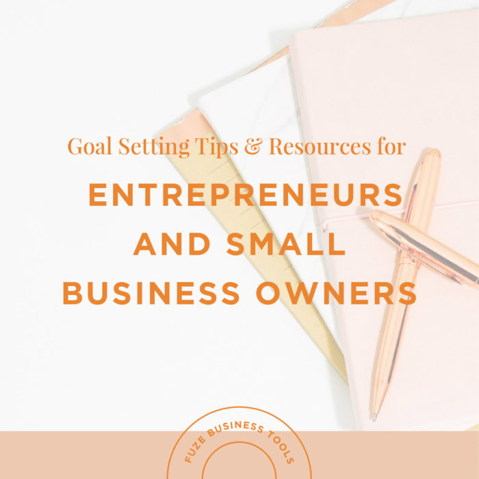 Entrepreneur and Small Business Goal Setting Guide