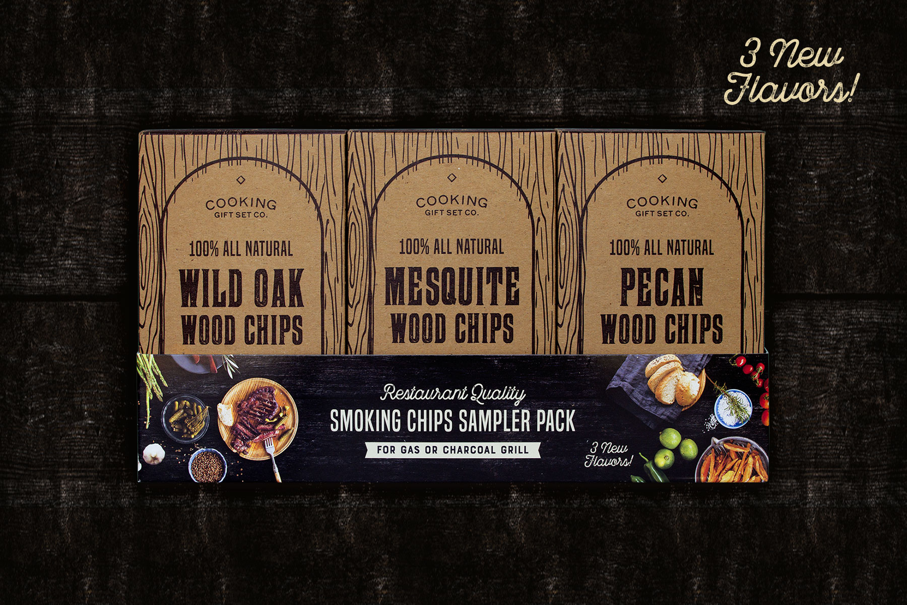 Packaging Design for Wood Chip Sampler Pack