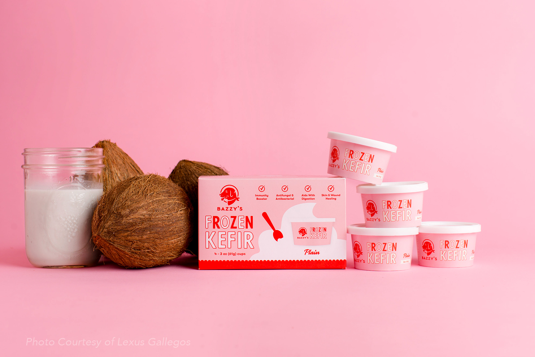 Pink Packaging Design for Pet Brand