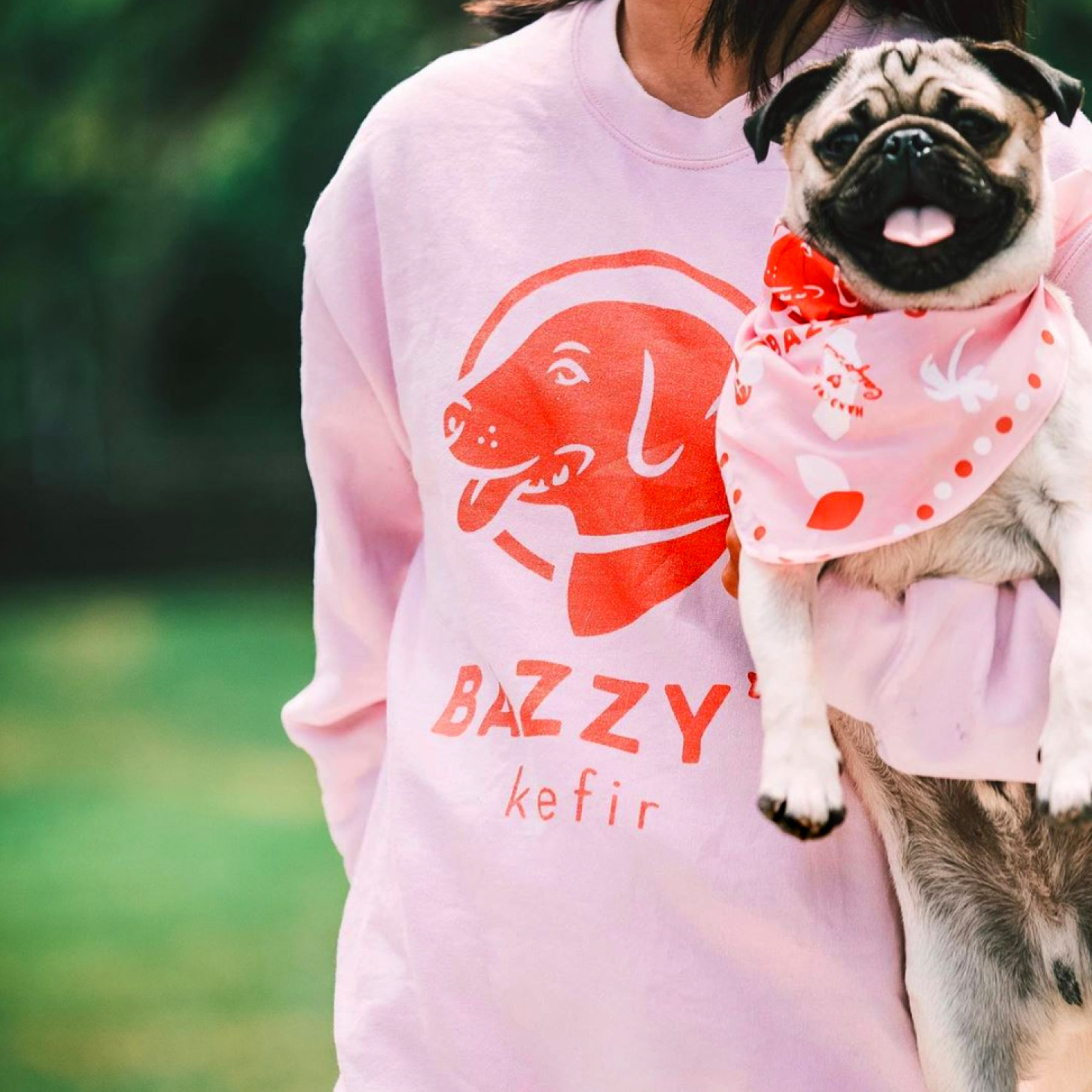 matching dog and owner apparel Bazzy's Kefir