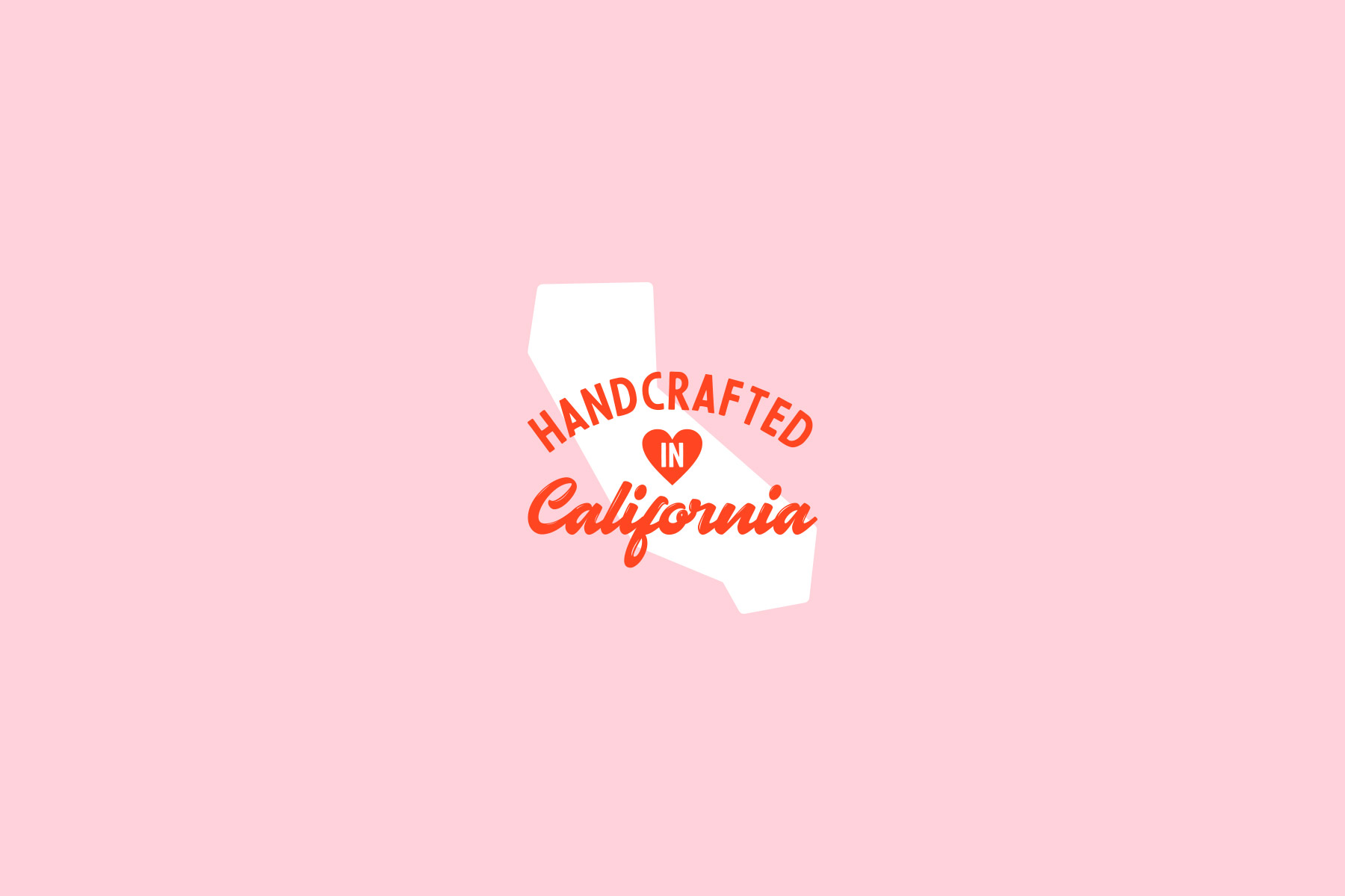 Handcrafted in California badge