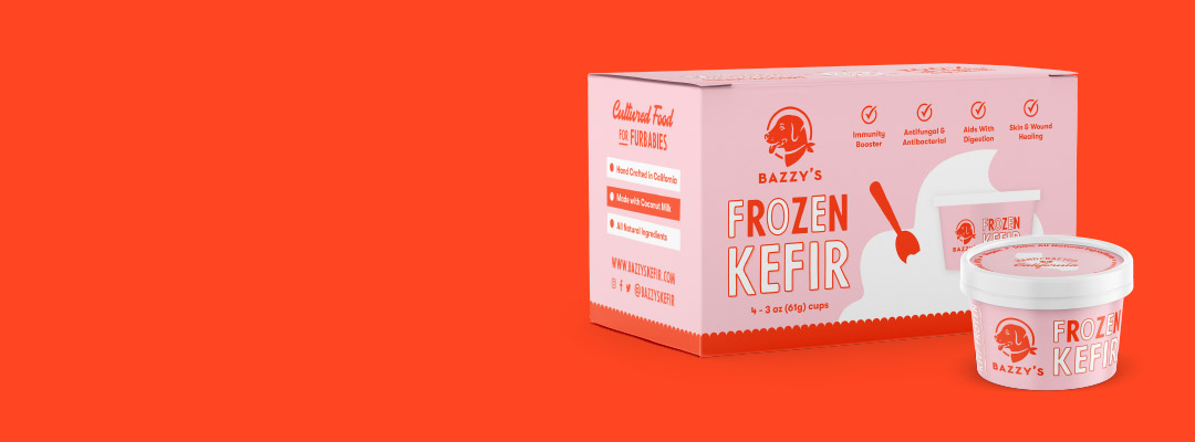 Packaging box and cup design for healthy frozen dog treats