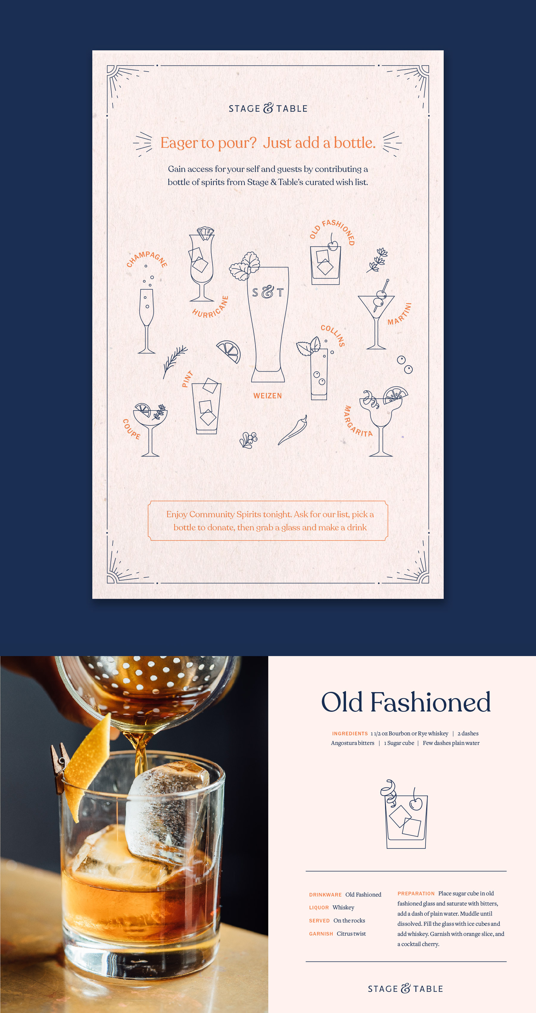 Minimalistic Cocktail Poster